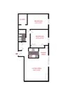 2 Bed 1 Bath